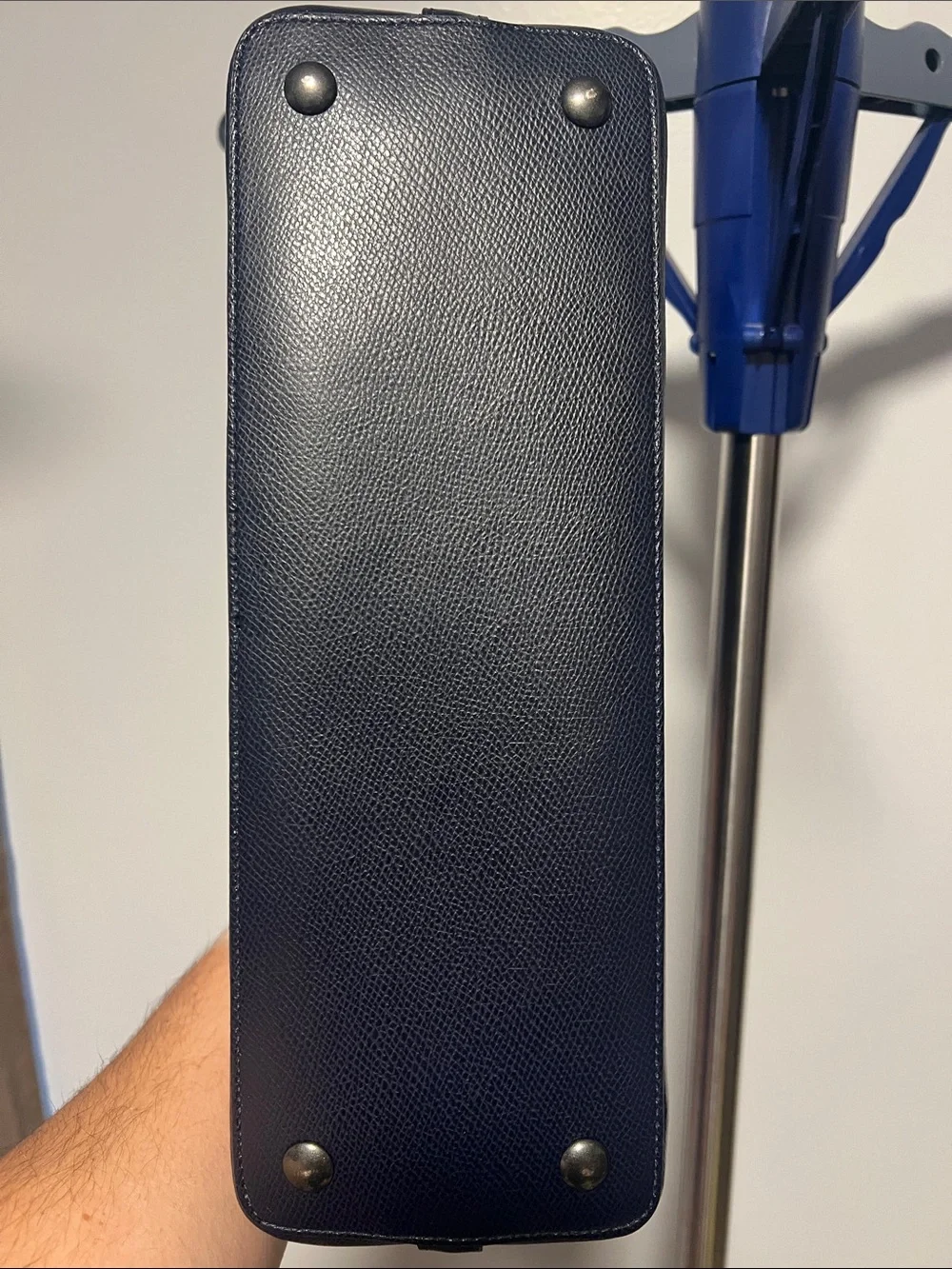 Coach Teal to Blue Ombre Dome Satchel with long strap - Picture 4 of 8